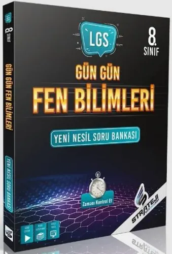 Strateji Yayınları 8. Sınıf LGS Fen Bilimleri Gün Gün Soru Bankası