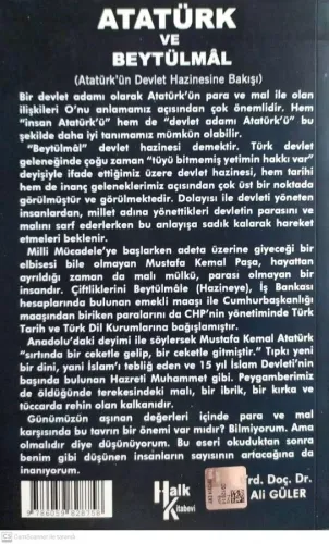 Atatürk ve Beytülmal Ali Güler Halk Kitabevi