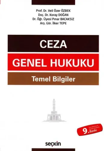Ceza Genel Hukuku Temel Bilgiler