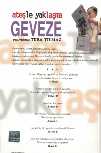 Ateşle Yaklaşma Geveze Tuba Yılmaz Mavi Ağaç %58 indirimli
