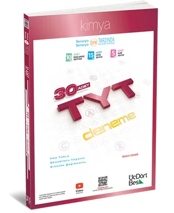 345 - TYT KİMYA 30 DENEME - 2024