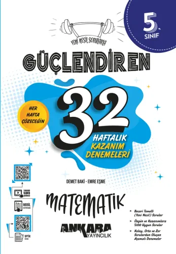 5. SINIF MATEMATİK 32 HAFTA KAZANIM DENEME SINAVI