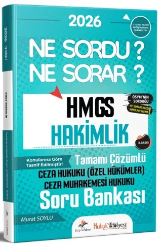 Dizgi Kitap Yayınları 2026 Hukuk Atölyesi Hakimlik HMGS Ne Sordu Ne So
