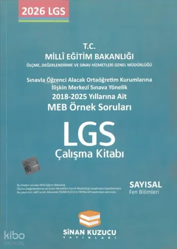 SİNAN KUZUCU 2026 MEB ÖRNEK SORULAR SAYISAL FEN BİLİMLERİ