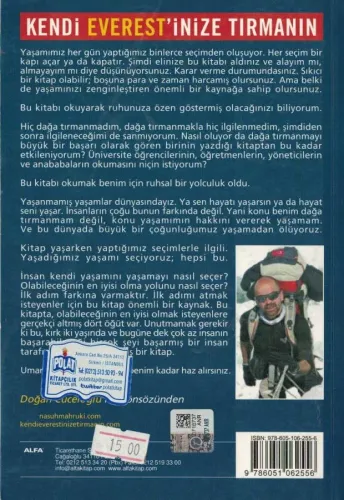 Kendi Everest'inize Tırmanın Nasuh Mahruki Alfa Yayınları %50 indiriml