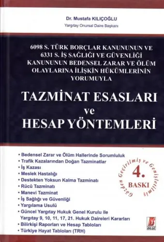 Tazminat Esasları ve Hesap Yöntemleri