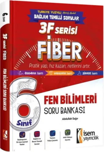 İSEM YAY. 6. SINIF FİBER FEN BİLİMLERİ SORU BANKASI