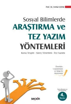 Araştırma ve Tez Yazım Yöntemleri