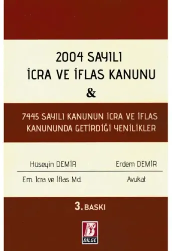 2004 Sayılı İcra ve İflas Kanunu
