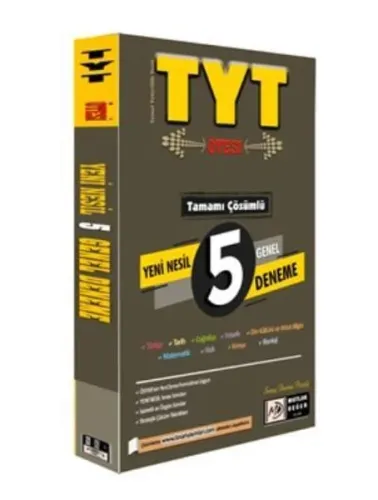 Mutlak Değer Yayınları TYT Ötesi Yeni Nesil 5 Fasikül Genel Deneme (Yeni)