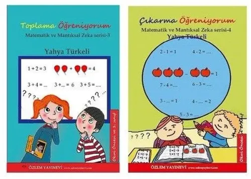 Okul Öncesi ve 1. Sınıf Toplama ve Çıkarma Öğreniyorum serisi