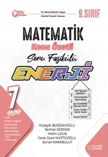 Palme Yayınları 9. Sınıf Matematik Enerji Soru Fasikülleri
