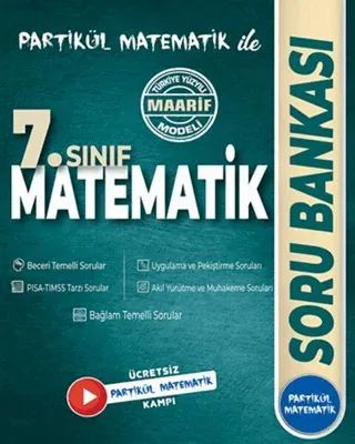 Partikül Yayınları 7. Sınıf Partikül Matematik Soru Bankası