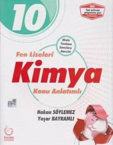 Palme Yayınları 10. Sınıf Fen Liseleri Kimya Konu Anlatımlı Palme
