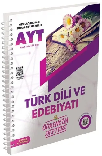 ÖĞRENCİM AYT TÜRK DİLİ VE EDEBİYATI  ÖĞRENCİM DEFTERİ