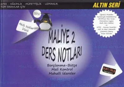Maliye 2 Ders Notları