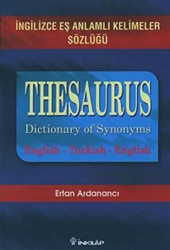 Thesaurus İngilizce Eş Anlamlı Kelimeler Sözlüğü