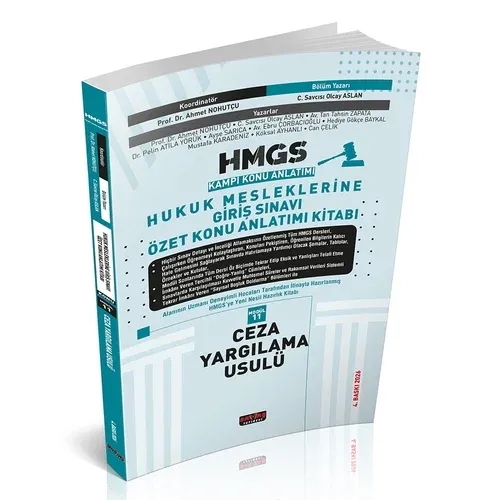 HMGS Kampı Özet Konu Anlatımı Ceza Yargılama Usulü