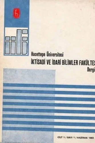 Hacettepe Üniversitesi İktisadi ve İdari Bilimler Fakültesi Dergisi