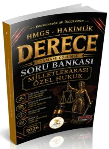 Savaş Yayınları 2026 HUKAL HMGS-Hakimlik Derece Milletlerarası Özel Hu