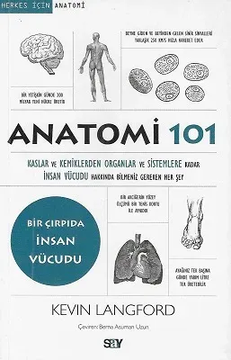 Anatomi 101-Bir Çırpıda İnsan Vücud (Kaslar ve Kemiklerden Organlar ve Sistemlere kadar İnsan Vücudu Hakkında Bilmeniz Gereken Her Şey )