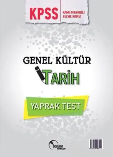 Doktrin KPSS Genel Kültür Tarih Çek Kopart Yaprak Test