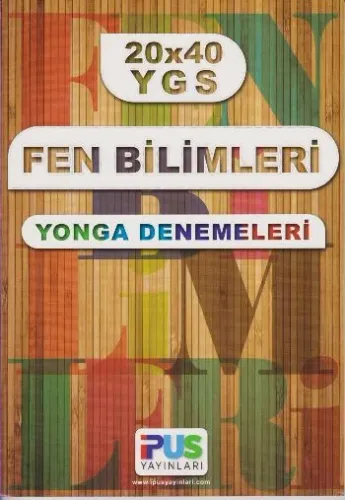 İpus YGS 20*40 Fen Bilimleri Yonga Denemeleri
