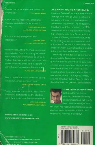 Eating Animals Jonathan Safran Foer Back Bay Books