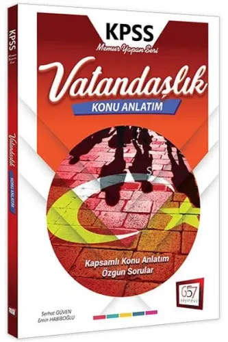 657 KPSS Vatandaşlık Konu Anlatımlı