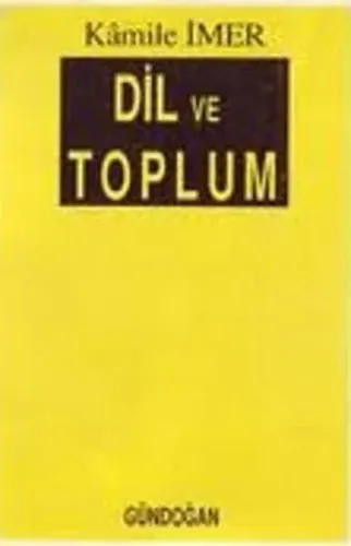 Dil ve Toplum