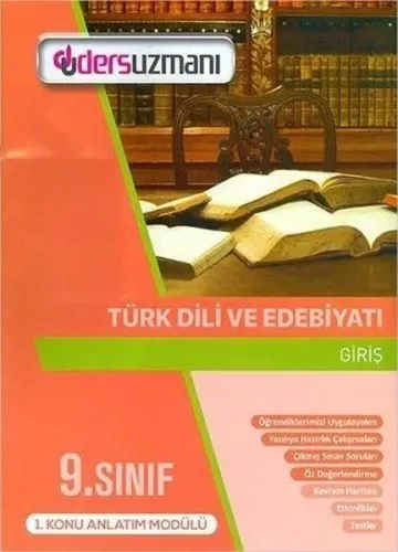 Ders Uzmanı Yayınları 9. Sınıf Türk Dili ve Edebiyatı Konu Anlatım Mod