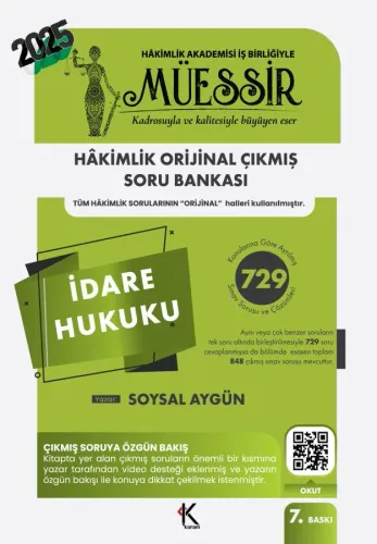 MÜESSİR Hakimlik  İdare Hukuku Soru Bankası