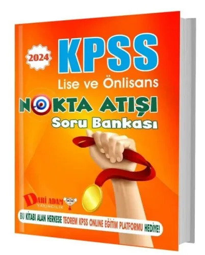 Dahi Adam Yayınları 2024 KPSS Lise Ön Lisans GYGK Nokta Atışı Soru Bankası