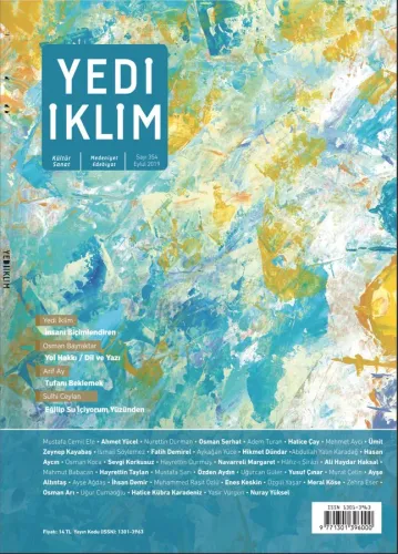 Yedi İklim Dergisi 354 Eylül 2019