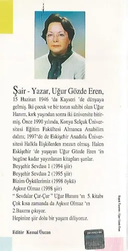 Sevdalar Çar-Çur Uğur Gözde Eren Yaşanmış Şiirler %50 indirimli