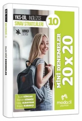 Modadil Yayınları YKSDİL Sınav Stratejileri 20x20 Mini Denemeler