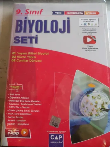 9. Sınıf Biyoloji Seti