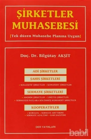 ŞİRKETLER MUHASEBESİ