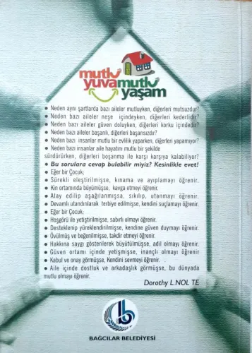 Mutlu Yuva Mutlu Yaşam Yrd.Doç.Dr.Zülfikar Özkan Bağcılar Kaymakamlığı