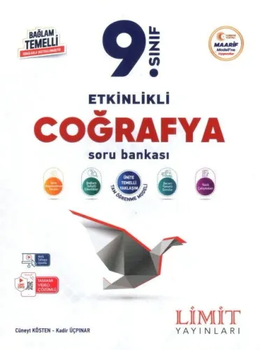Limit 9. Sınıf Coğrafya Etkinlikli Maarif Soru Bankası