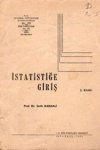 İstatistiğe Giriş