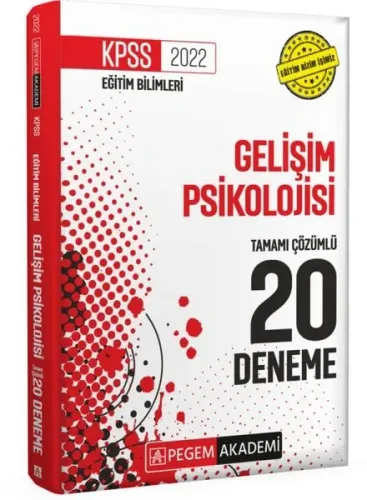 2022 KPSS Eğitim Bilimleri Gelişim Psikolojisi 20 Deneme