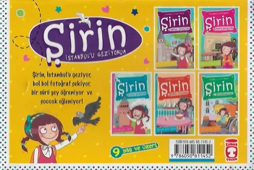 Şirin İstanbulu Geziyor 5 Kitap Set Halinde 9 Yaş ve Üzeri