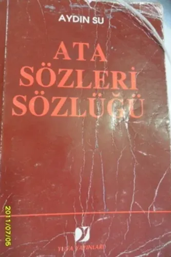 Ata Sözleri Sözlüğü
