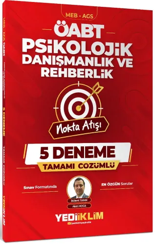 Yediiklim Yayınları 2027 MEB AGS ÖABT Nokta Atışı Psikolojik Danışmanl