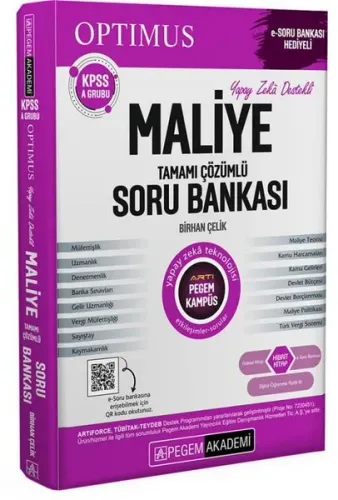 KPSS A Grubu Optimus Maliye Tamamı Çözümlü Soru Bankası