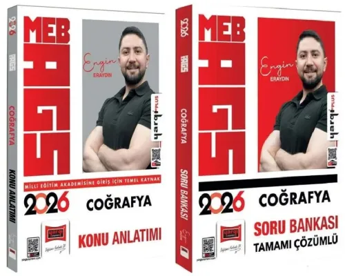 Yargı Yayınları 2026 MEB-AGS Coğrafya Konu Anlatımı ve Soru Bankası 2'li Set