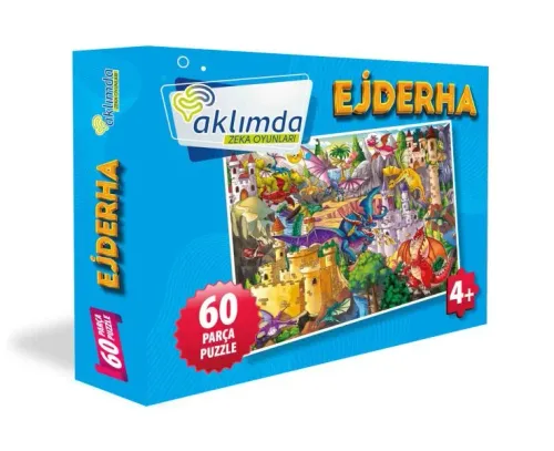 60 Parça Puzzle– Ejderha
