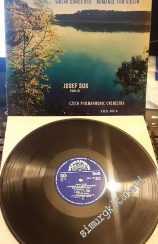 33 LP PLAK VINYL: Antonín Dvorák, Josef Suk, Czech Philharmonic Orchestra, Karel Ancerl: Violin Concerto, Romance For Violin -        1966