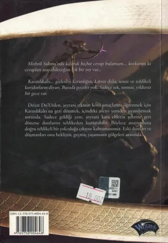 Yıldız Gece / Drizzt Efsanesi 8 R.A.Salvatore Laika Yayınları %62 indi